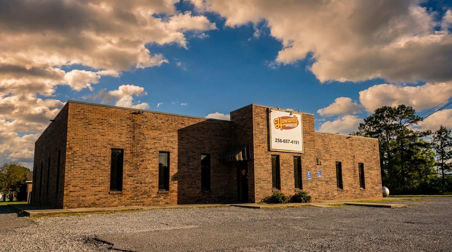 A restaurant on a rural highway